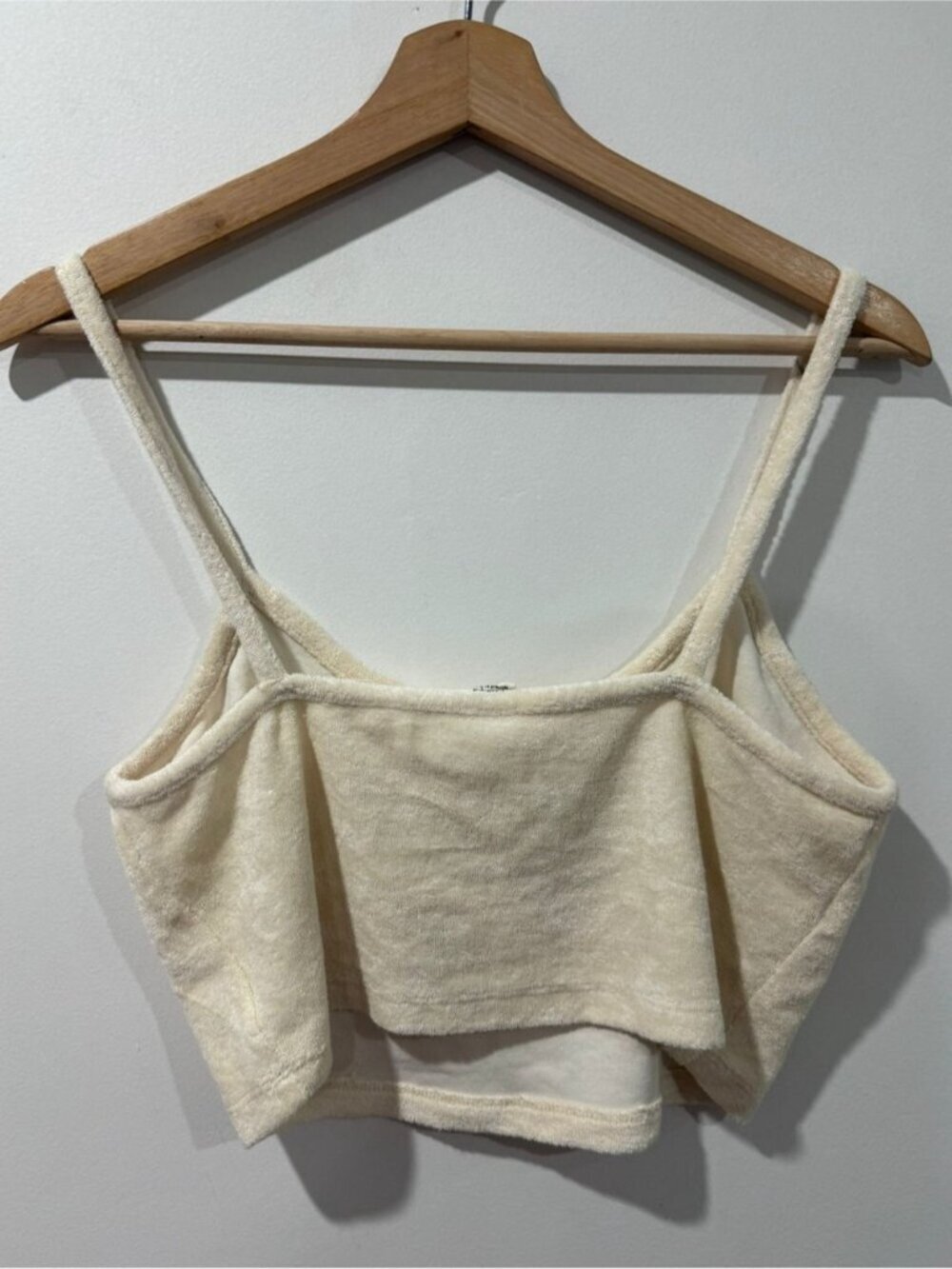 Urban Outfitters Terry Cloth Floral Crop Tank Top L/G - Picture 5 of 5